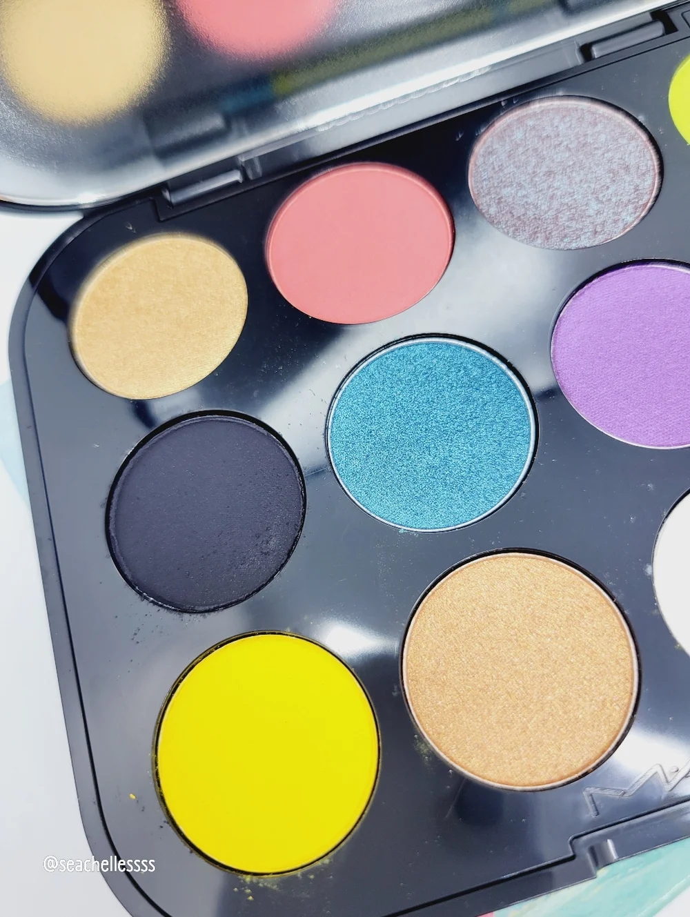 Mac Connect In Color Hi-Fi Color Eyeshadow Palette Brand New In Box Brights